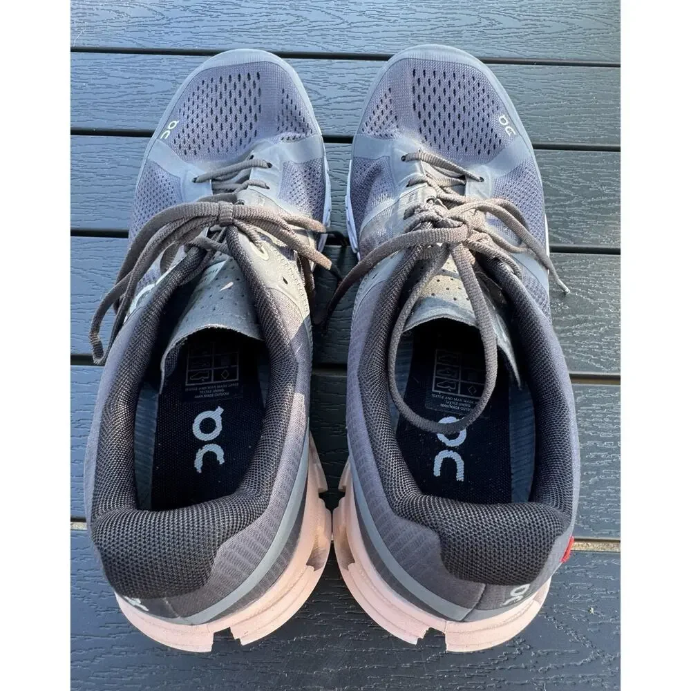On Cloud Cloud Flow Black/Gray/White/Peach Women’s Running Shoes